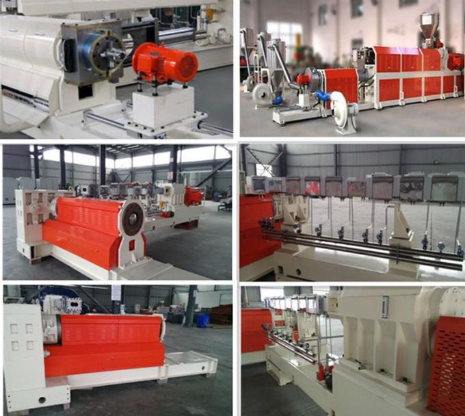 Medical Material Pet Extruder Machine , Double Stage Plastic Granules Machine 