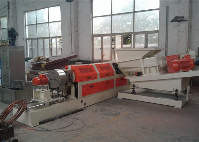 11KW Single / Twin Screw Force Feeder Extruder Heating Chamber For HDPE LDPE